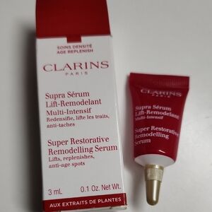 Clarins Super Restorative Remodeling Serum 3ml Mini New In Box Lifts Replenishes